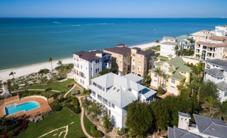 Aerial view of vacation rental in Naples Florida